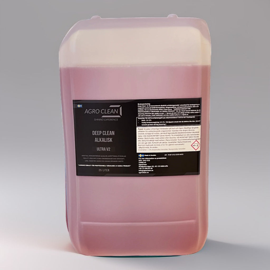 Deep Clean Ultra V2 - Alkalisk Avfettning - 25 L